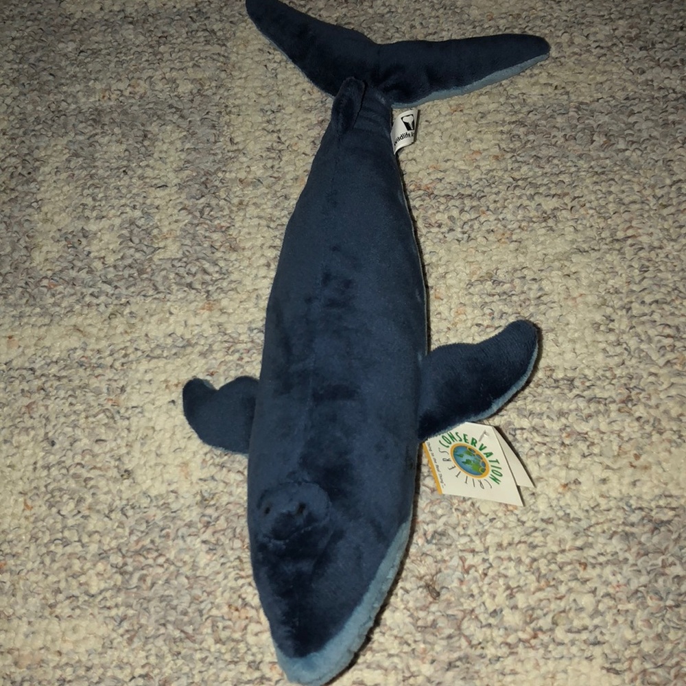 Blue whale stuffed animal